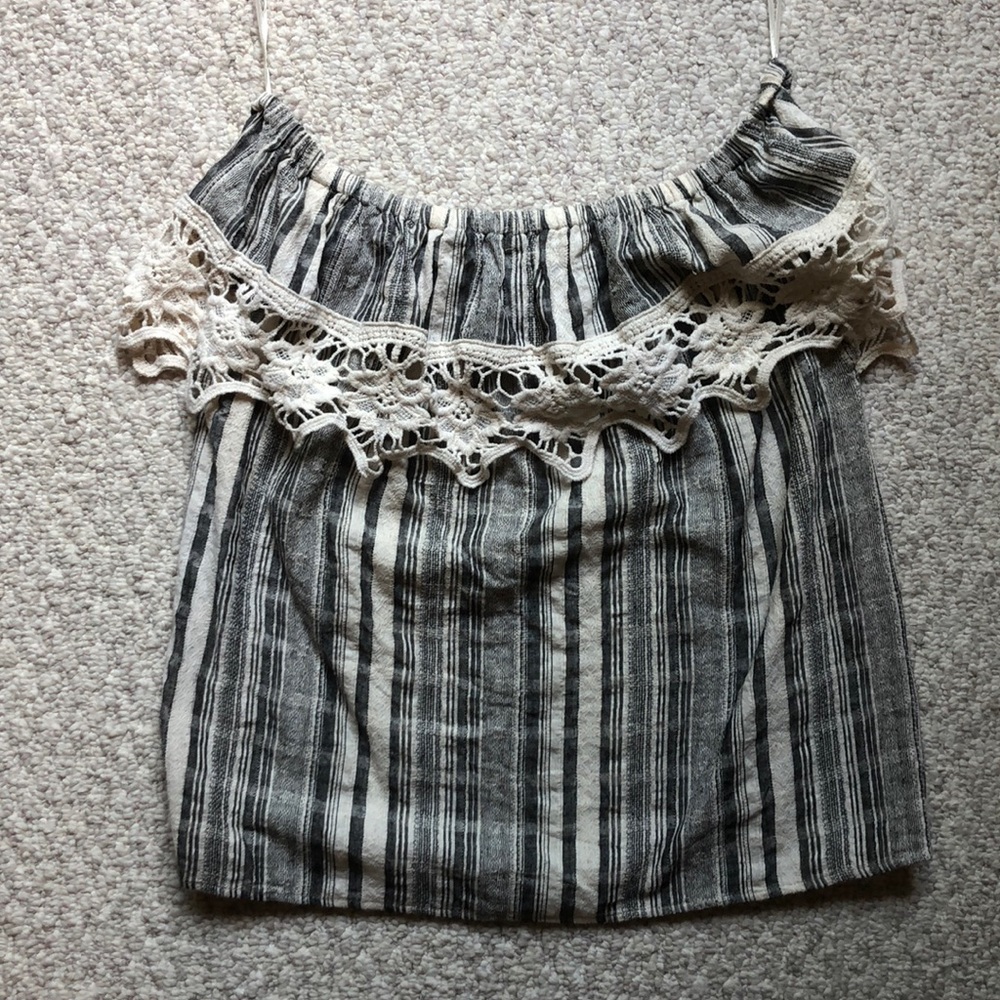 Off the shoulder top!